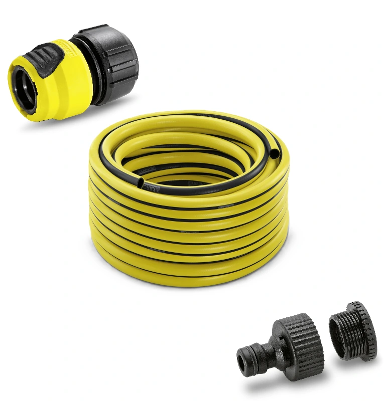 Kit complet - 1 Tuyau 12m - 1 raccord tuyau - 1 nez robinet Karcher